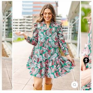 Michelle McDowell Kendall Dress in Toucan Tango Pink (M)